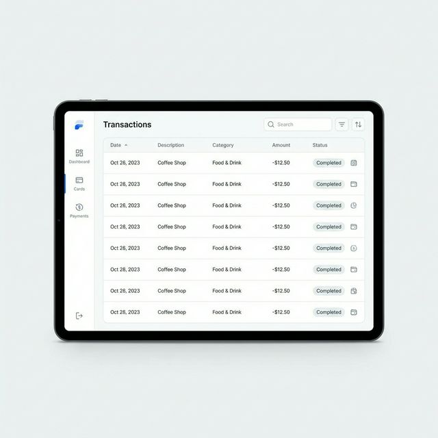 Transactions Screen