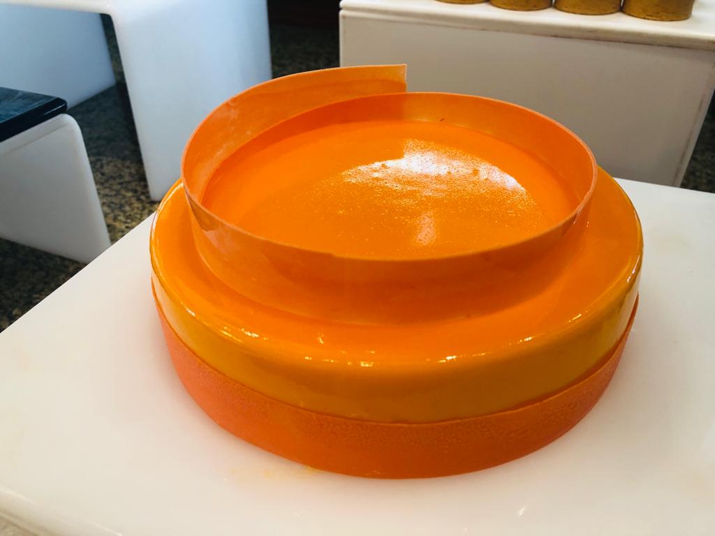 Orange Mirror Glaze