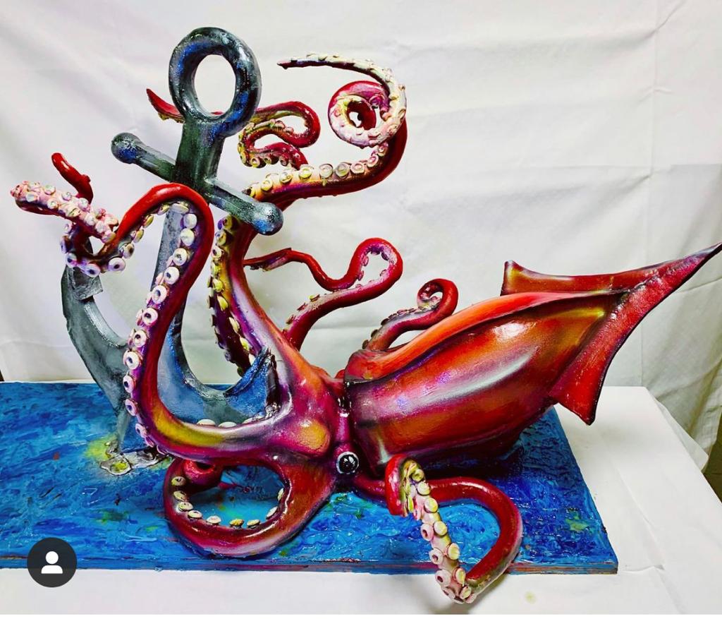 Octopus Sculpture Alt