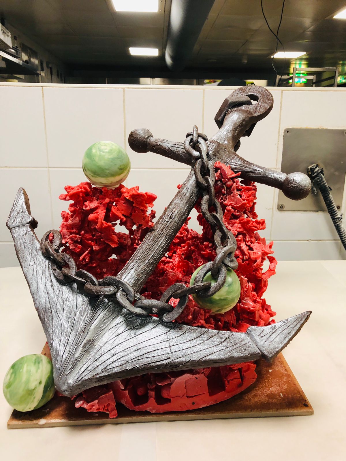 Anchor Coral Sculpture