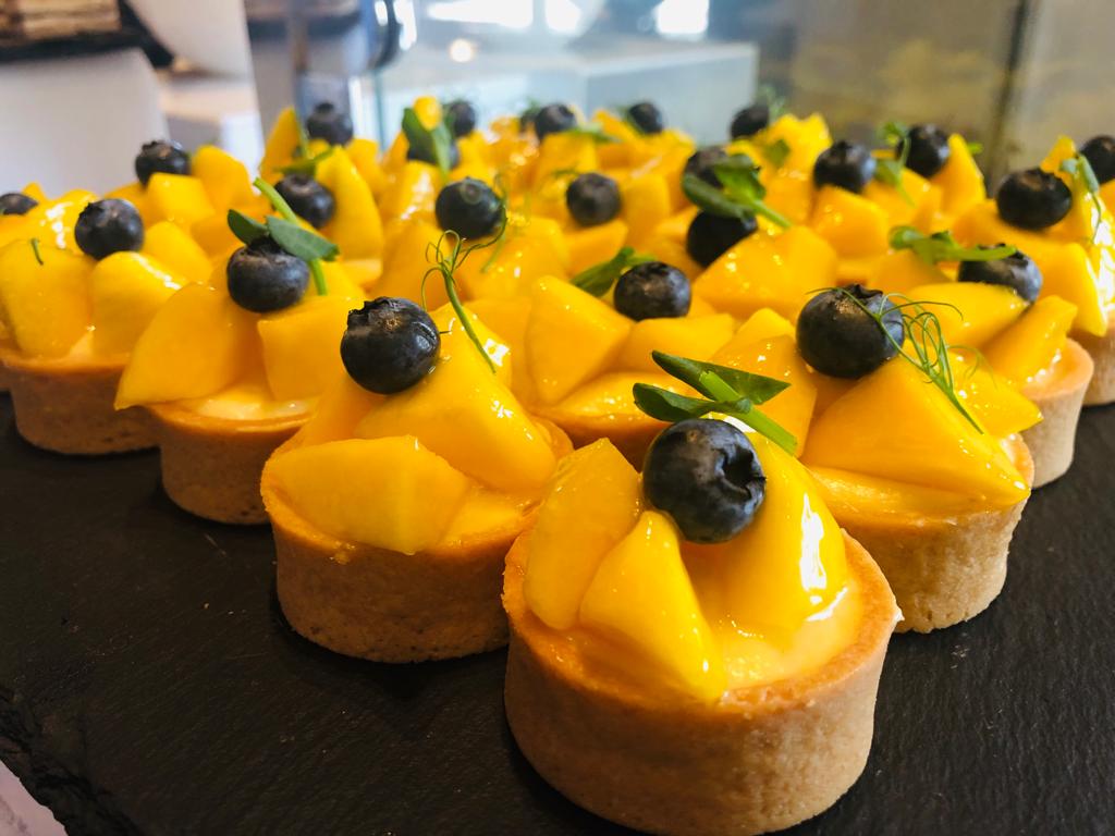 Mango Blueberry Tarts